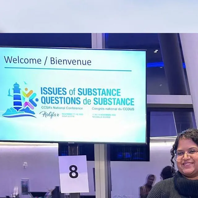 Sanchita at the Issues of Substance conference in Halifax